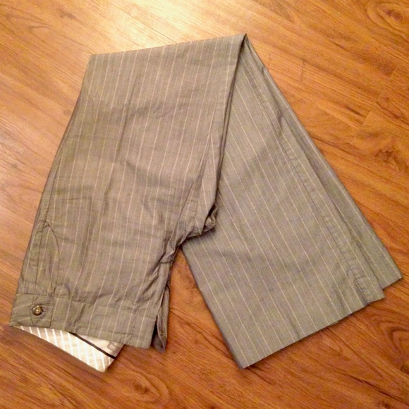 Trousers / Career Pants - Flared Leg, 100% Cotton - Picture 1 of 5